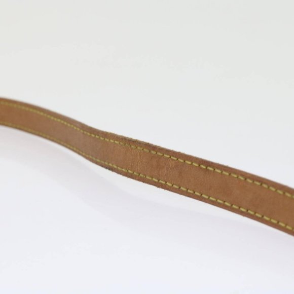 LOUIS VUITTON Shoulder Strap Leather 36.2"" Beige LV Auth - Picture 5 of 7